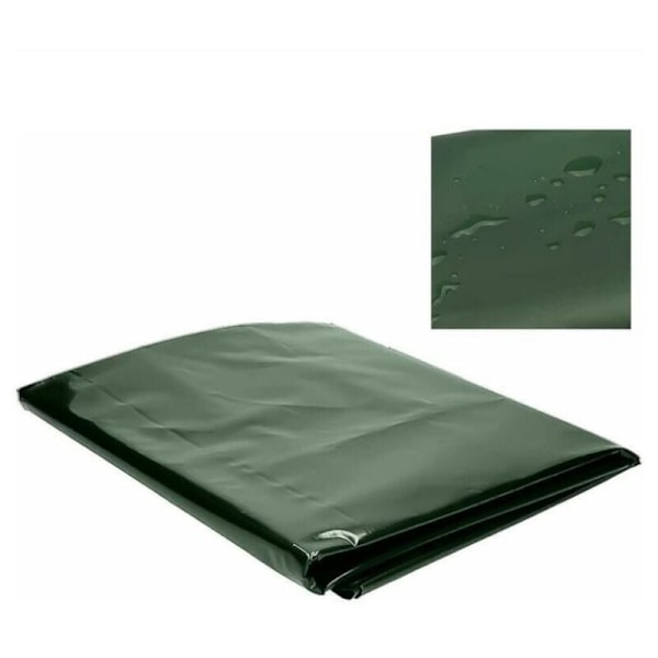 Vandtankbeskyttelse, IBC-tankbeskyttelse til 1000L tank, Vandtanksbeholder beskyttende overtræk, Støv-UV-Regnbeskyttelse, 120x100x116cm (Grøn)