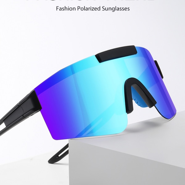 Polariseret solglasögon for mænd Kvinnor UV-beskyttelse Cykling Solglasögon Sportglasögon Cykel Løpning Köra Fiske Golf Solglasögon