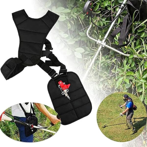 Brushcutter Harness, Shoulder Strap for Grass Trimmer, Harness for Brushcutter, Adjustable Double Trimmer Harness, Harness for Trimmer-FF-