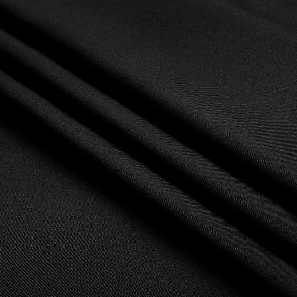 Rund duk laget av kvalitetsmateriale 140cm 55-FF- Black