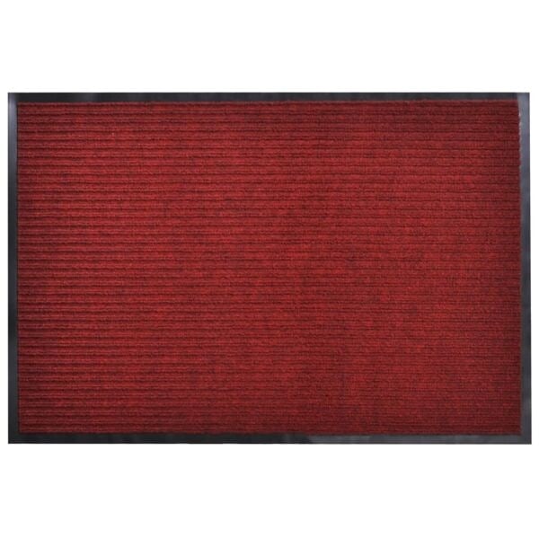 vidaXL Ovimatto PVC Punainen 120 x 180 cm red 5300