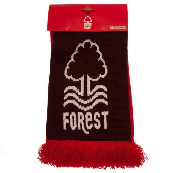 Nottingham Forest FC Nero Skjerf One Size Rød/Brun One Size