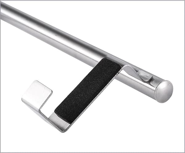 Håndklædestativ badeværelsesskabslåge 2 stk. rustfrit stål 36 cm Chrome 2PCS
