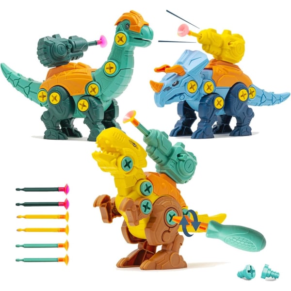 Dinosaur Legetøj til drenge piger Alder 3 4 5 6 7, Take Apart Dinosaur