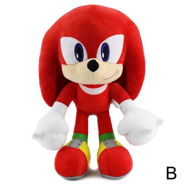 30 cm Sonic The Hedgehog Shadow Amy Rose Knuckle Tail Plyslegetøj C W B One size