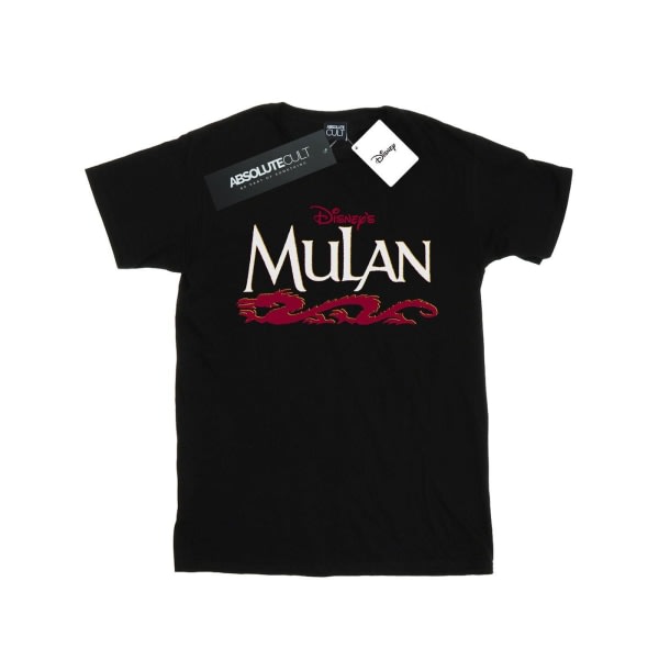 Disney Boys Mulan Script T-shirt 9-11 år sort Sort 9-11 år