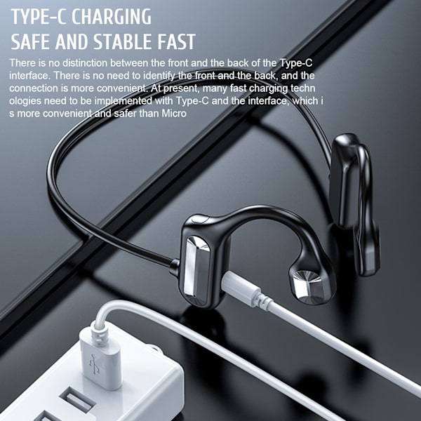 Langattomat luujohtokuulokkeet Open Ear Bluetooth Sports Headset BL09 treeniin juoksuun pyöräilyyn vaellukseen-XF4-