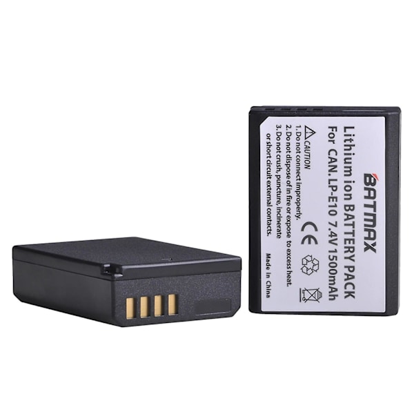 4x LP-E10 LP E10 LPE10 Kamerabatterier + LCD USB Dobbeltoplader Kompatibel Canon EOS 1100D 1200D 1300D Kiss X50 X70 X80 Rebel T3 T5 T6 1battery