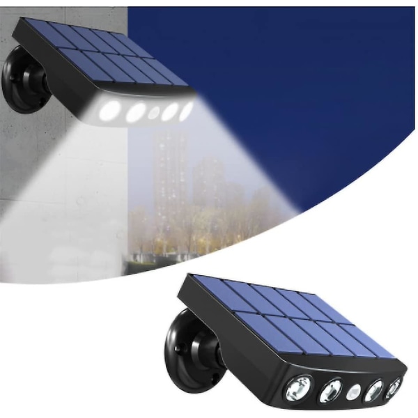 Kraftig Vanntett Solar Light Outdoor Motion Sensor LED Solar