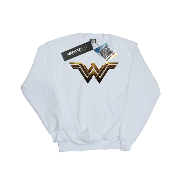 DC Comics Girls Justice League Film Wonder Woman Emblem Sweats White 12-13 Years