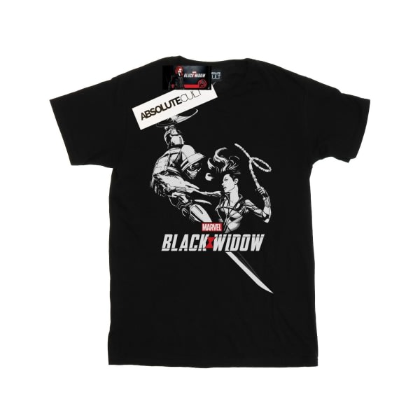 Marvel Boys Black Widow Movie Taskmaster Battle T-shirt 9-11 Ye Black 9-11 år