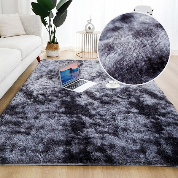 Fluffy tæpper Matta LJUSGRÅ 80X160CM 80X160CM lysegrå light grey 80X160cm-80X160cm