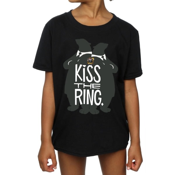 Disney Girls Zootropolis Kiss The Ring T-paita puuvillaa 5-6 vuotta musta 5-6 vuotta