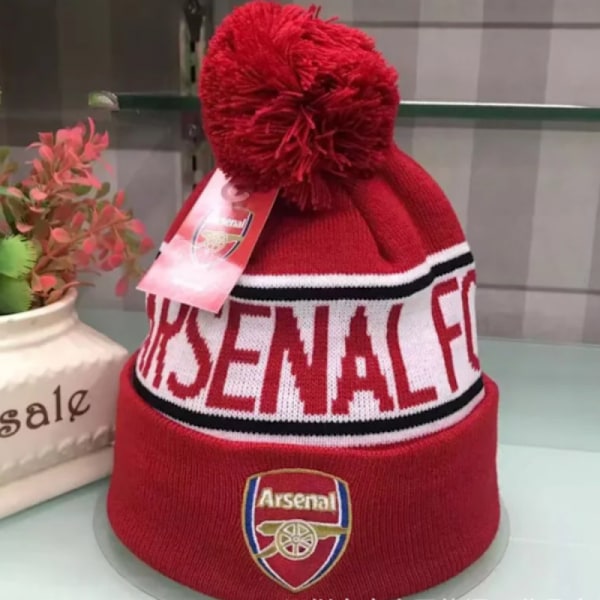 (Arsenal Rød) Fodboldklub Beanie