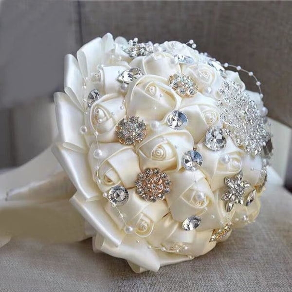 100 st 8*52 mm bukett blommor diamant strass stift kristallhuvud klara raka stift för bröllop brudhår koristelu DIY hantverk sömnad