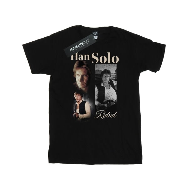 Star Wars Miesten Han Solo 90-luvun T-paita XL Musta Musta XL