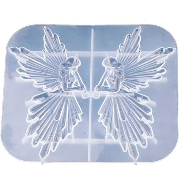 Angel fairy epoxy harpiks form smykker vedhæng krystal støbning pro