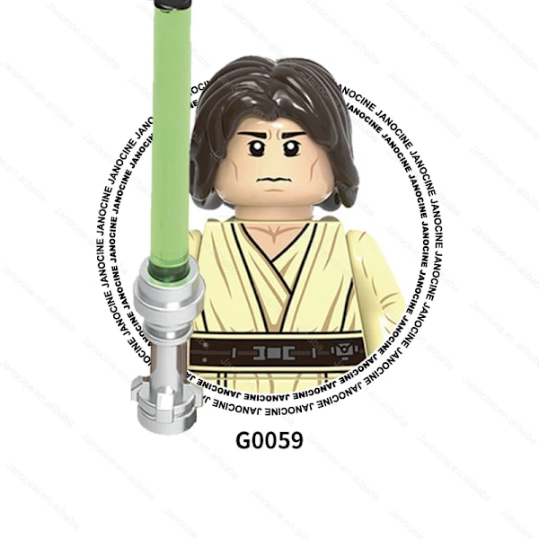 SW Rymdkriget Darth Mini Actionfigurer Klonsoldat Droider Jedi Anakin Skywalker Byggklossar i Plast Set Barnpresent TV8045