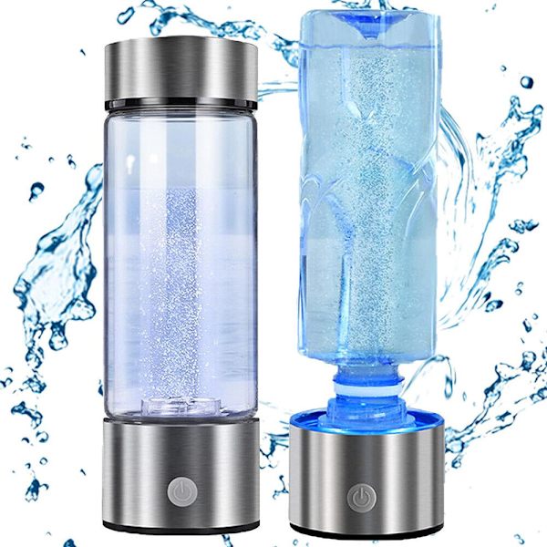 Vätevattengenerator Bärbar vattenjoniserare Uppladdningsbar USB 420ml