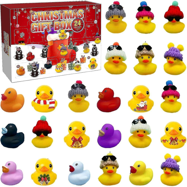 Ny Gummi Anka Adventkalender 2023, Adventkalender 2023 Barn, Advent Anka Badleksak 09(24 ducks)