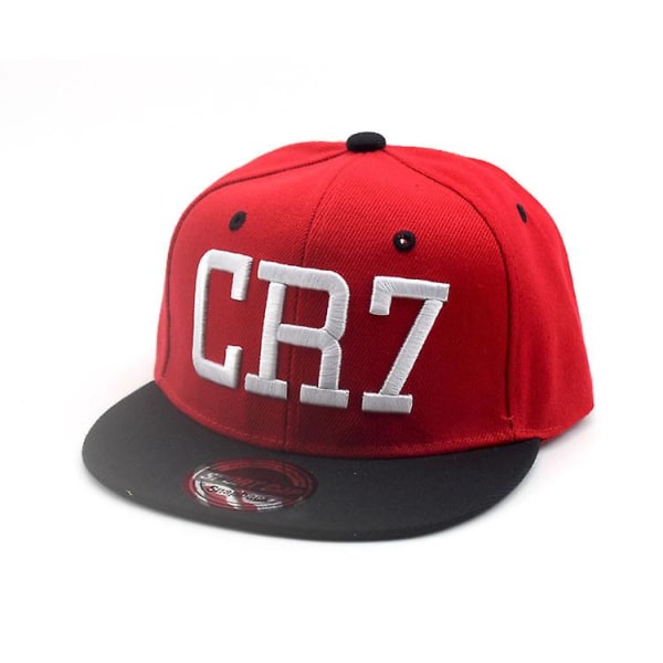 Ny 2023 Barn CR7 Cap Sommer Baseball Cap Hat Pojker Piger Børn Snapback Ronaldo Hatte Hip Hop Kepsar Rød 50-54CM Red