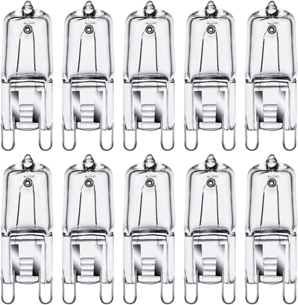G9 Halogen Lamps G9 35W 230V 2800K Warm White Dimmable 10-pack-FF-