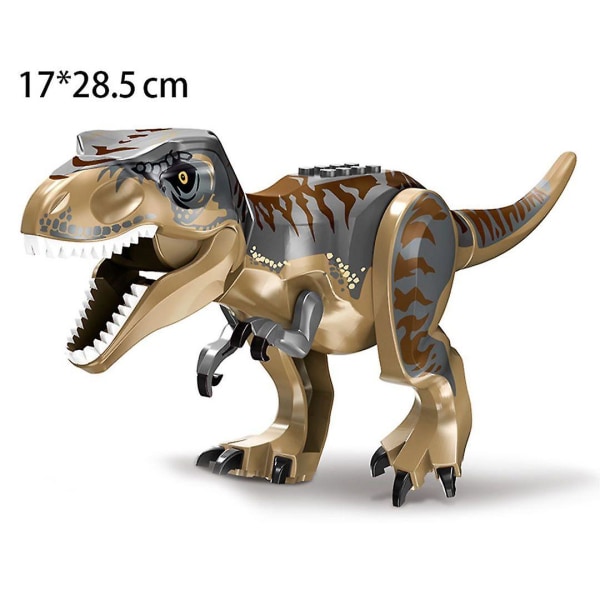 Dinosauriefigurer, Indominus T Rex-lohko, stort dinosaurieblock, födelsedagsfest för navetta G