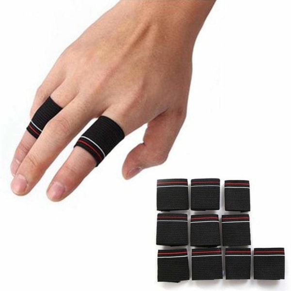 Pakke med 10 strækbare fingerbeskyttelse til andre sporter