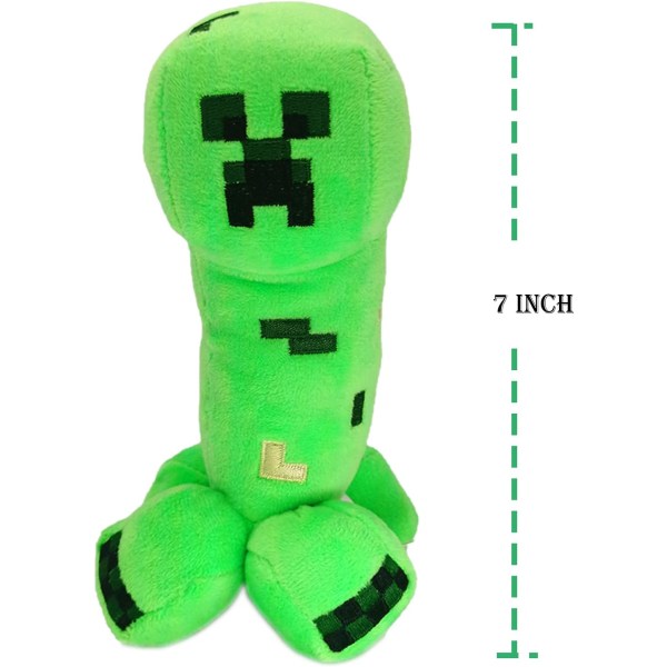 Enderman Creeper Plysch 10 tum/7 tum Enderman Creeper 2 st dockor