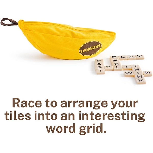 Bananagrams Bild | Ordspil | Aldre 7+ | 2-6 spillere | 15 minutters spilletid[HK]