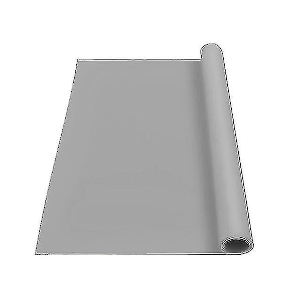 Extra stor silikonmatta, värmebeständig, vattentät, halkfri, köksbänkskydd, vinylhantverksmatta, bordsunderlägg Gray Gray 50 X 50 CM
