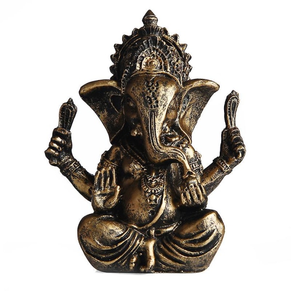 Sandsten Elefantstaty Ganesha Buddha Veistos Staty Hindubuddhalaisuus Heminredning B