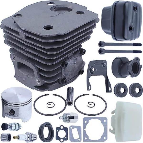 45mm Cylinder Avgassystem Luftfilter Kompatibel med Husqvarna 353 346xp 340 345 350 340E Ersätter 537253002 5038