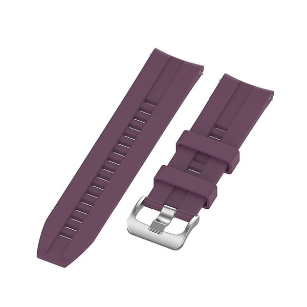 20 mm justerbart vandtæt silikone armbåndsur til Xiaomi mibro Air Jikaix Lilla