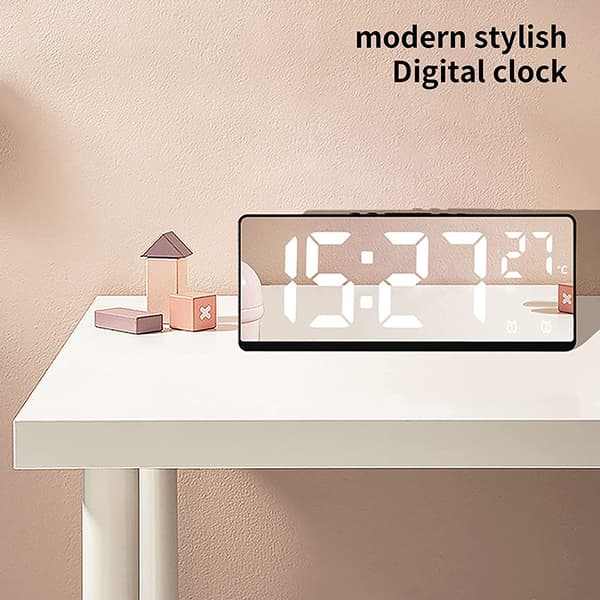 Digital klokke Tidsstyring Praktisk Multifunksjon Soverom-FF-