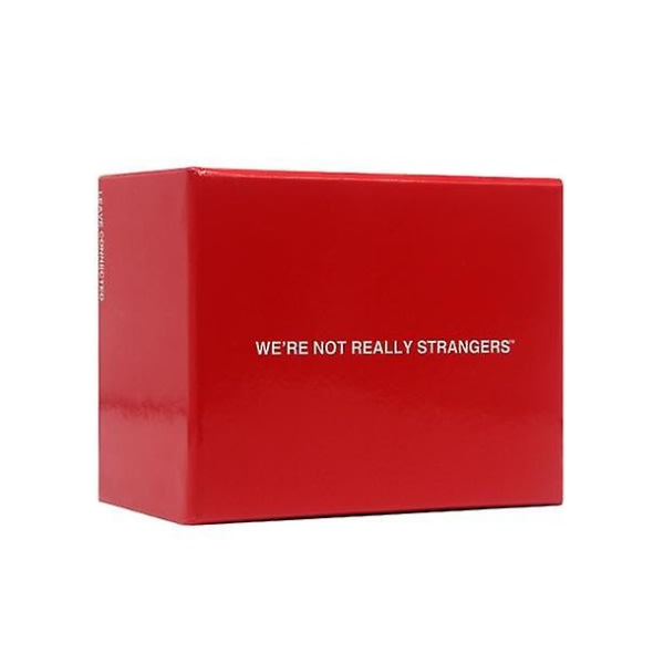 Nytt We Are Not Really Strangers Not Strangers Game Cardboard Game