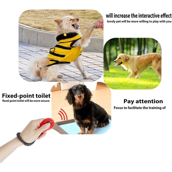 4 st Dogs Clicker Training, Dog Dog Clicker, for Professional P