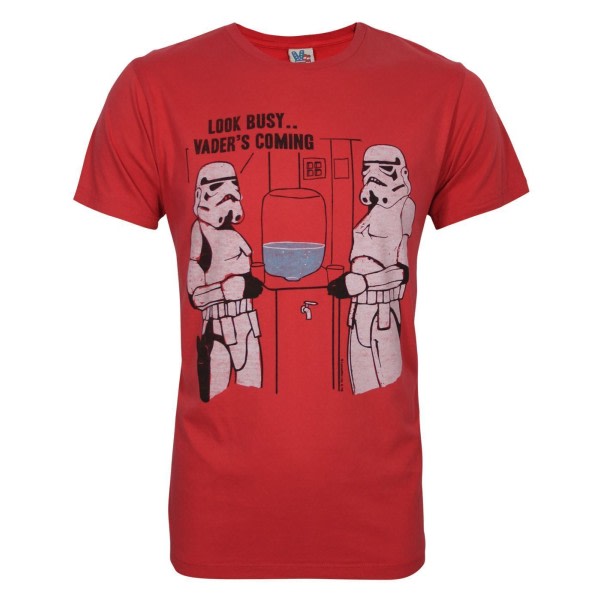 Junk Food Miesten Vaderin tulossa oleva Star Wars -t-paita S Red S