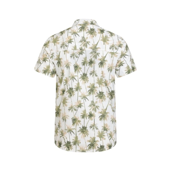 Mountain Warehouse Herr Hawaiian kortärmad skjorta XXS Vit Vit XXS
