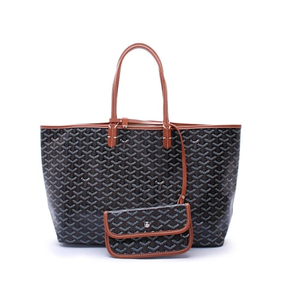 Enkel axelväska för kvinnor, shoppingväska, stjärnfläkt, Zi-mammaväska, PU, stor, hög kap-X44- Black with earth yellow
