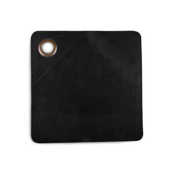 Grydelap i læder black 150