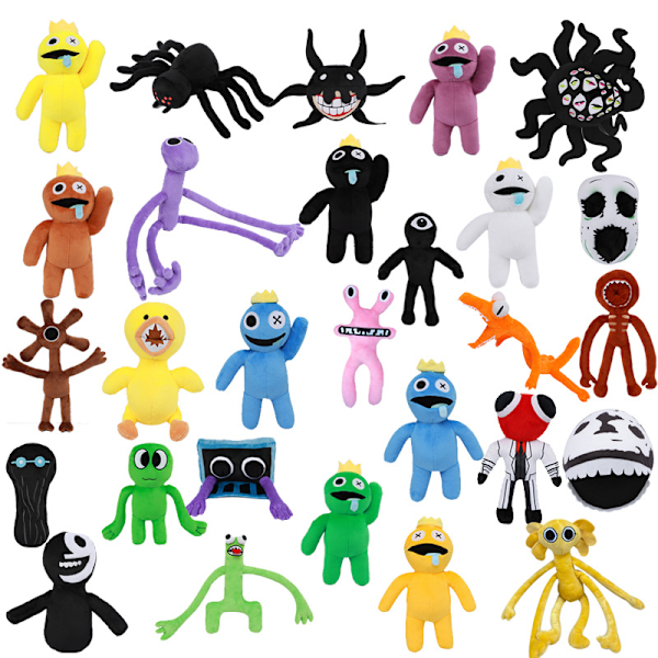 30cm Roblox Rainbow Friends Doll Leksaker Vit