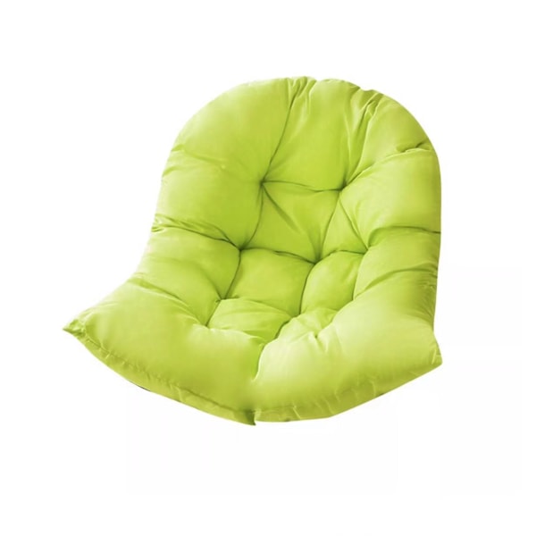 Innendørs hage hengende eggstol hengekøye stol sete tykk pute puter, 120x80cm green