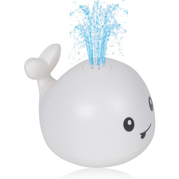 Baby för barn Light Up Whale Bath Toys Sprinklerbad