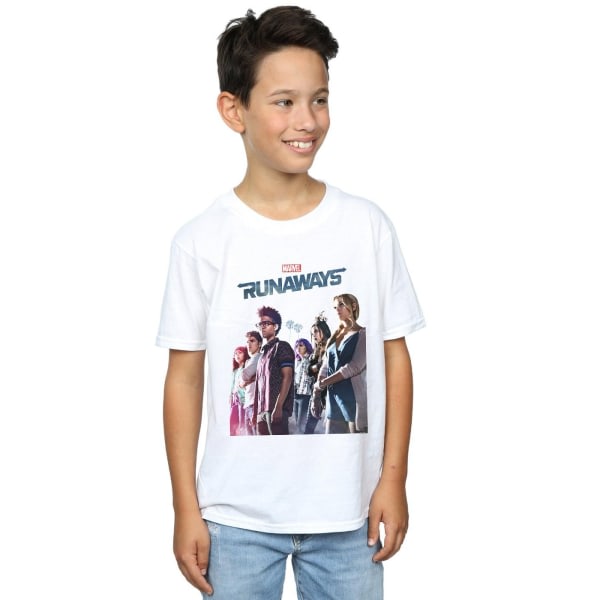 Marvel Boys Runaways Misty Poster T-shirt 7-8 år Vit 7-8 år