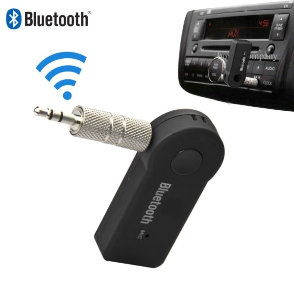 Bluetooth AUX trådlös högtalarmottagare Sändare Audio Music Receiver Adapter för hembil
