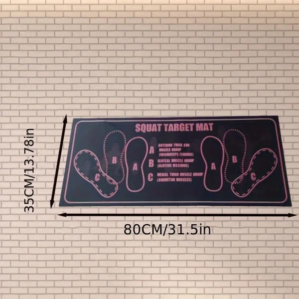 Anti-Slip Squat Pad Set Halkfri Träningsmatta för Hemmagym Träningsutrustning pink