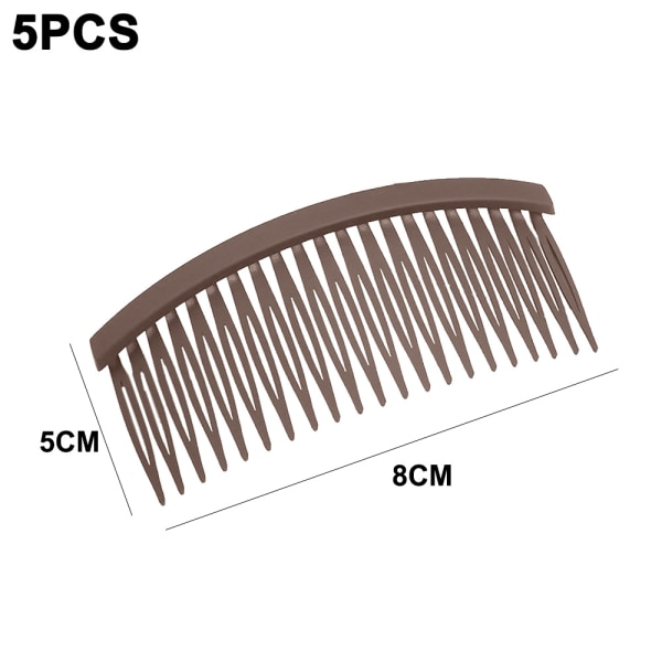 5 stk. hårkamme til kvinder, tilbehør, brudekam 21 T Style 5