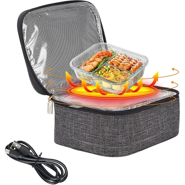USB Värme Lunchlåda, Bil Termostatisk Värmepåse Lunchpåse