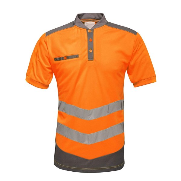 Regatta Herre Tactical Hi Vis Polo Shirt XL Orange/Grå XL